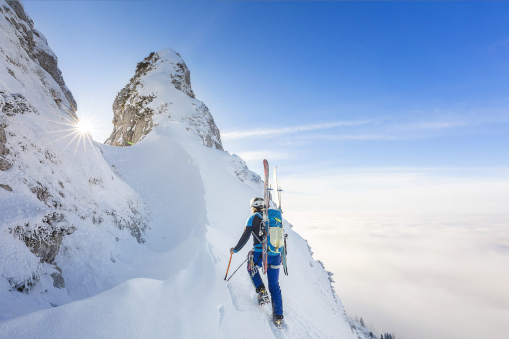 Skiing in Antarctica