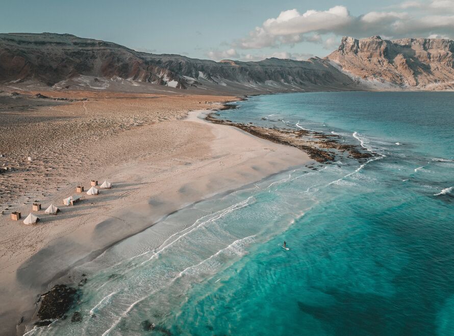 Camp in Socotra