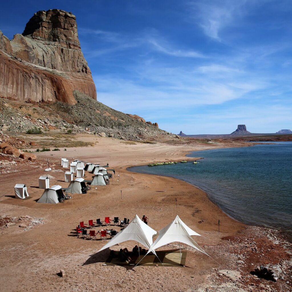 Luxury tented camp