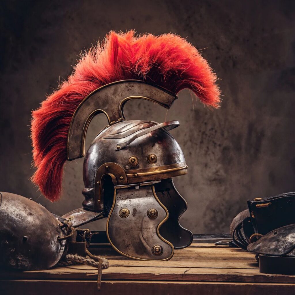 Roman helmet